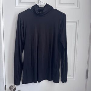 J. Crew Black Long Sleeve Turtleneck Top